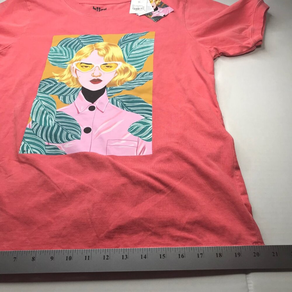 Mad Engine Women's Short Sleeve Bijou Karmen Graphic Tee Shirt Medium New - Picture 11 of 13